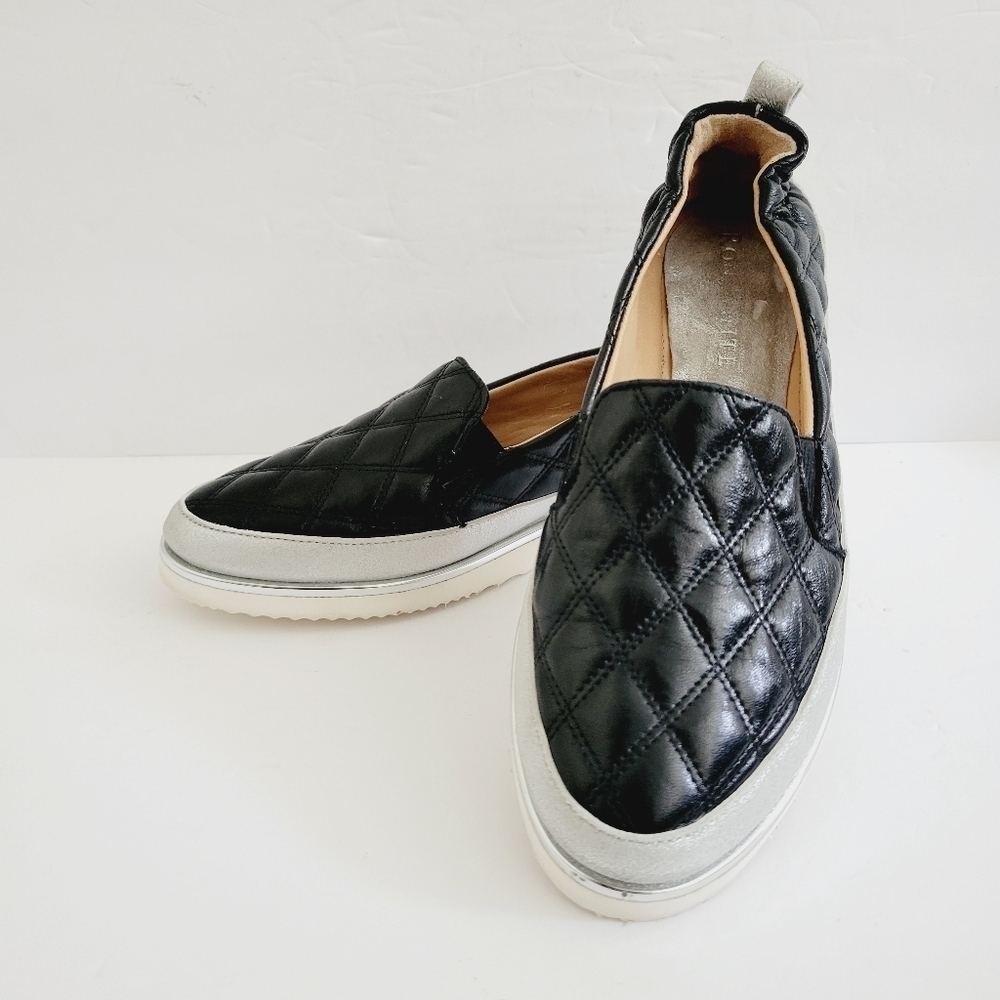 NEW Ron White Nellaya Quilt Onyx Flats Size 6.5-7 US